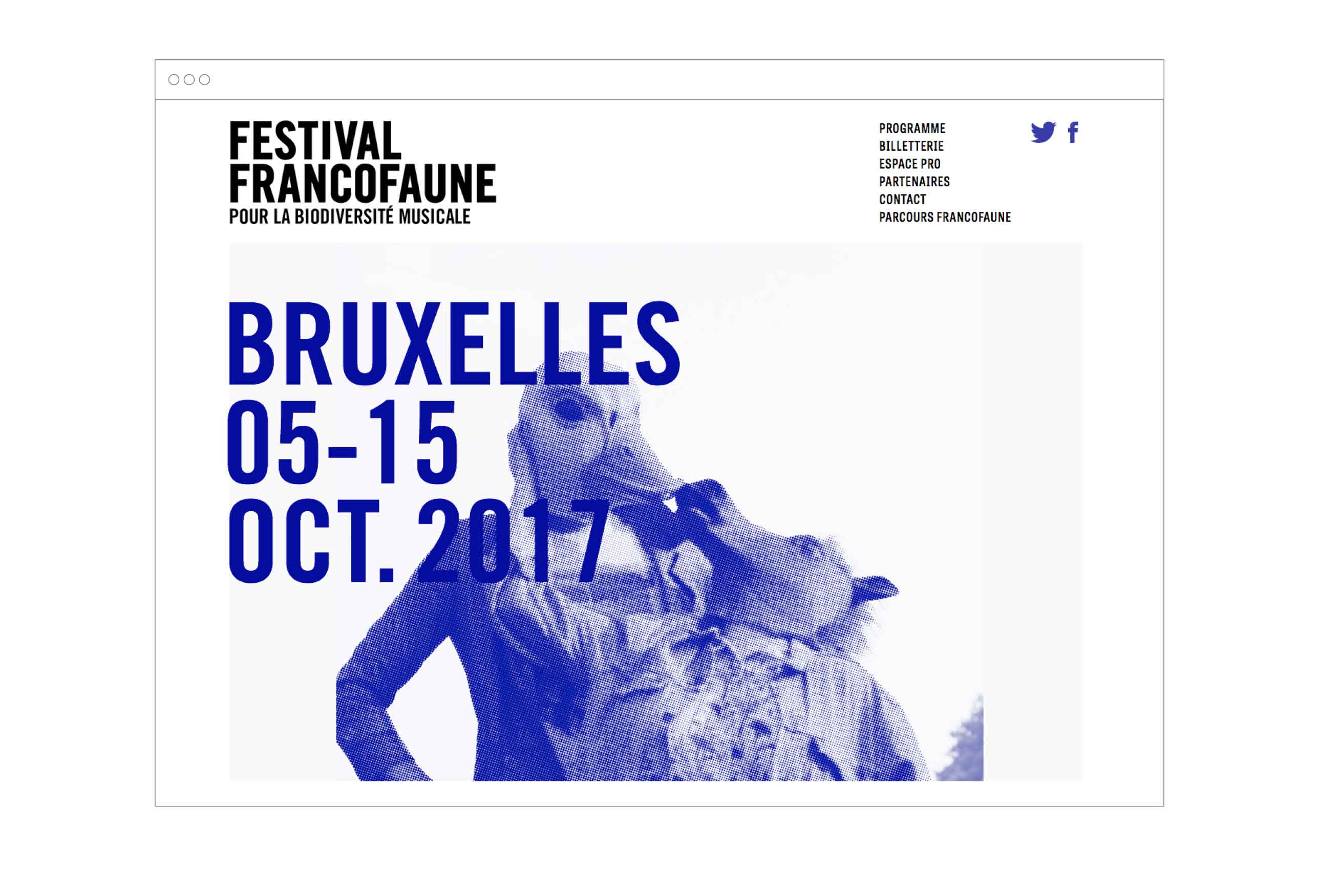 Festival Website Homepage 2018