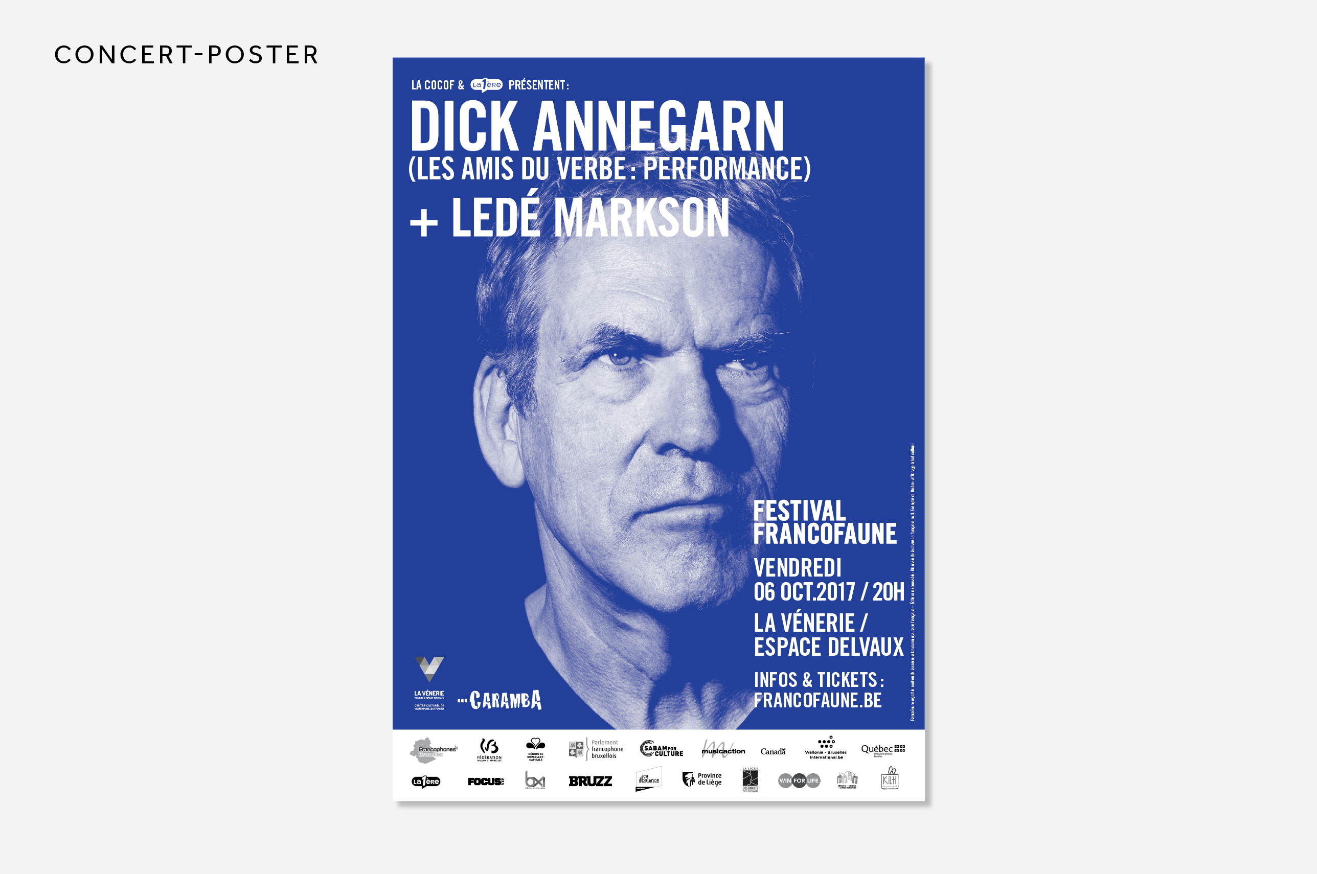 Concert Poster for Dick Annegarn
